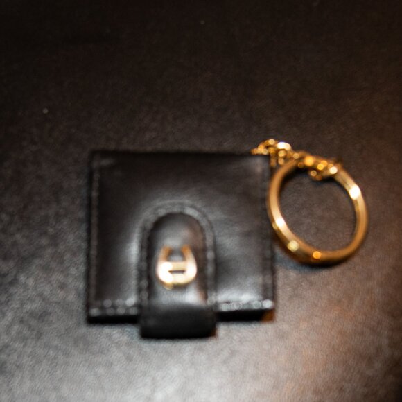 Vintage Etienne Aigner Cross Body Leather Bad Black - Picture 7 of 8